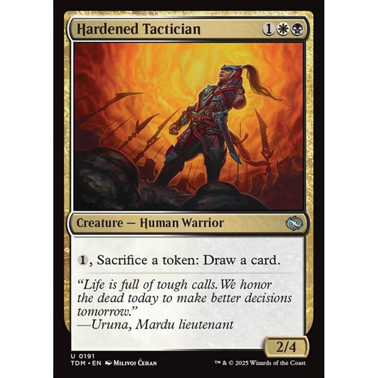 Hardened Tactician uncommon 191 Magic the Gathering Tarkir: Dragonstorm