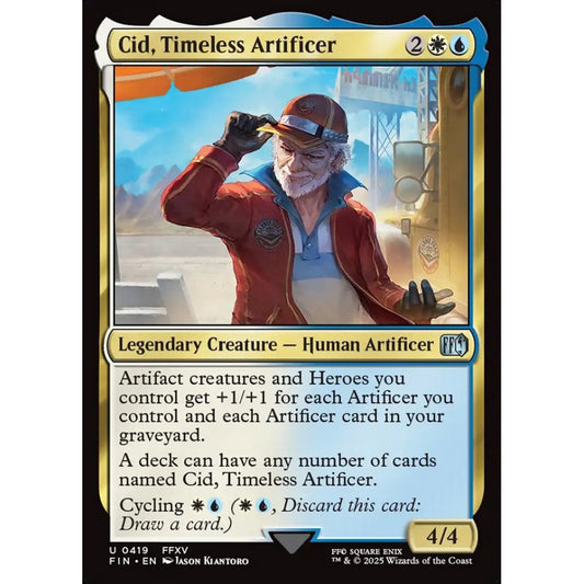 Cid, Timeless Artificer uncommon 419 Magic the Gathering Final Fantasy