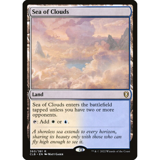 Sea of Clouds rare 360 Magic the Gathering Commander Legends: Battle for Baldur's Gate