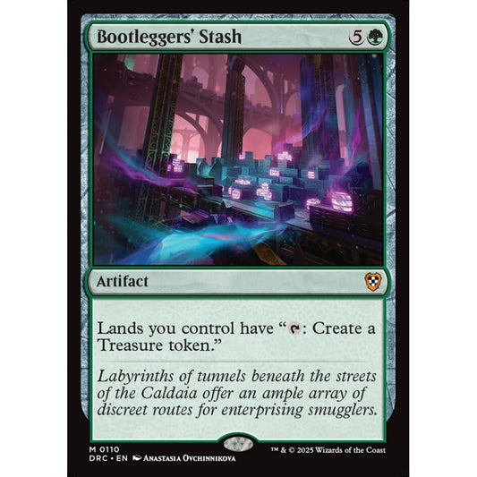 Bootleggers' Stash, 110, mythic, Magic: The Gathering, Aetherdrift Commander