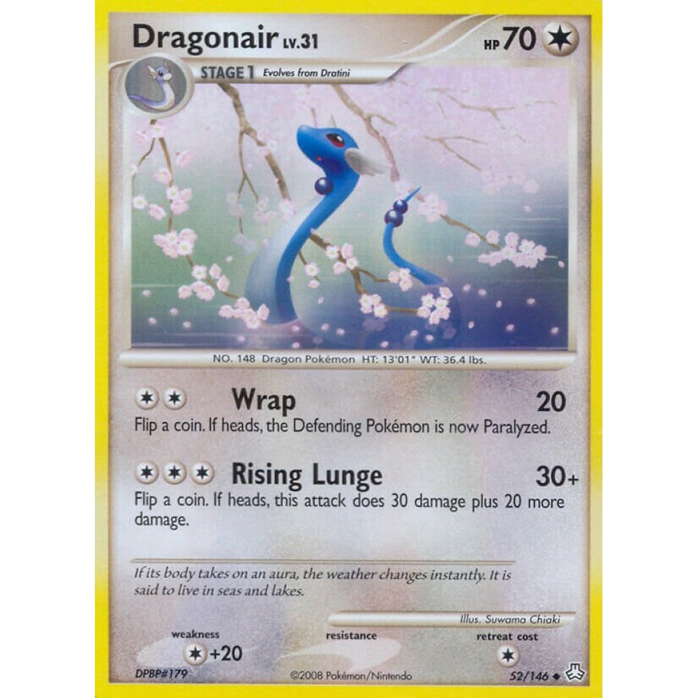 Dragonair Uncommon 52/146 Pokemon Card Game Legends Awakened