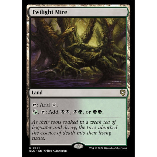 Twilight Mire, 351, rare, Magic: The Gathering, Bloomburrow