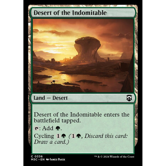 Desert of the Indomitable, 336, common, Magic: The Gathering, Modern Horizons 3