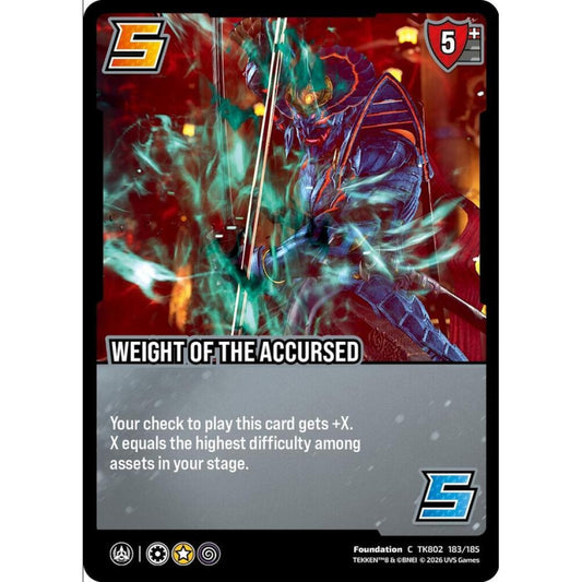 Weight of the Accursed 183/185 TK802 Universus Tekken 8 Foundation C