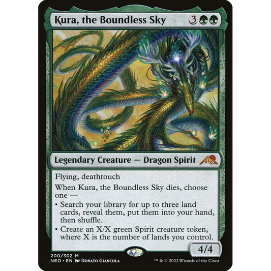 Kura, the Boundless Sky mythic 200 Magic the Gathering Kamigawa: Neon Dynasty