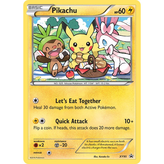 Pikachu Promo XY95 Pokemon Card Game XY Promos