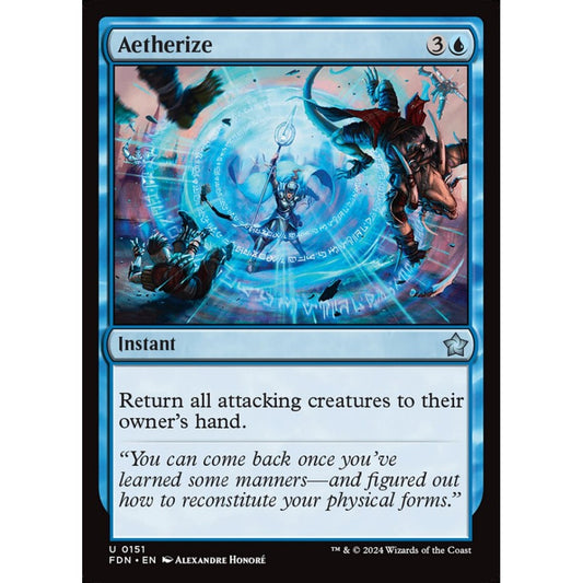 Aetherize, 151, uncommon, Magic: The Gathering, Foundations