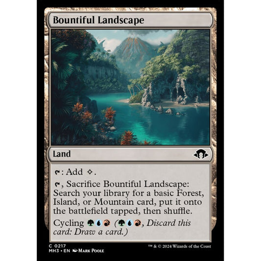Bountiful Landscape, 217, common, Magic: The Gathering, Modern Horizons 3