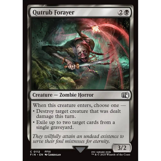 Qutrub Forayer common 112 Magic the Gathering Final Fantasy