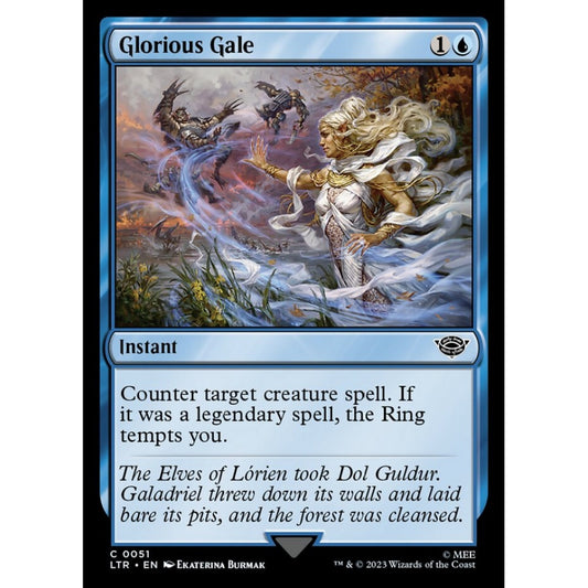 Glorious Gale, common, 51, Magic the Gathering, The Lord of the Rings: Tales of Middle-earth