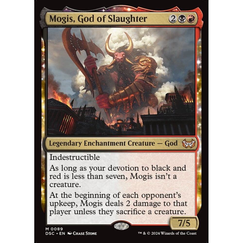 Mogis, God of Slaughter, 89, mythic, Magic: The Gathering, Duskmourn: House of Horror