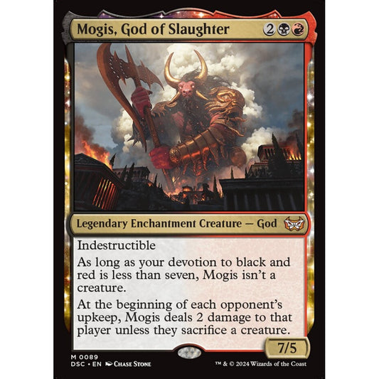 Mogis, God of Slaughter, 89, mythic, Magic: The Gathering, Duskmourn: House of Horror