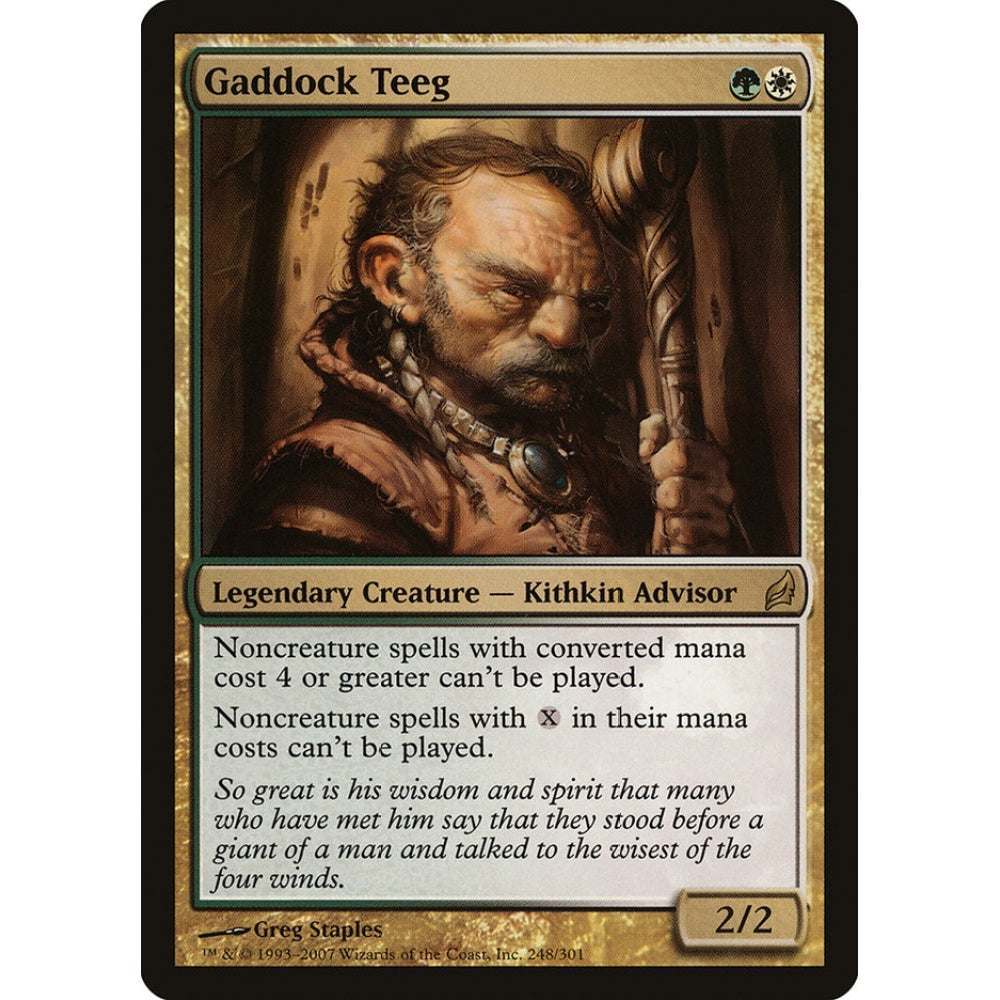 Gaddock Teeg rare 248 Magic the Gathering Lorwyn