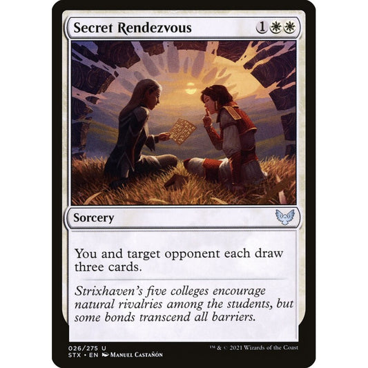 Secret Rendezvous uncommon 26 Magic the Gathering Strixhaven: School of Mages