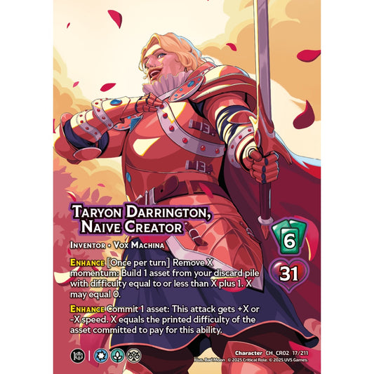 Taryon Darrington, Naive Creator, 17/211, CR02, Universus, Critical Role: Heroes Of Exandria, Character, CH