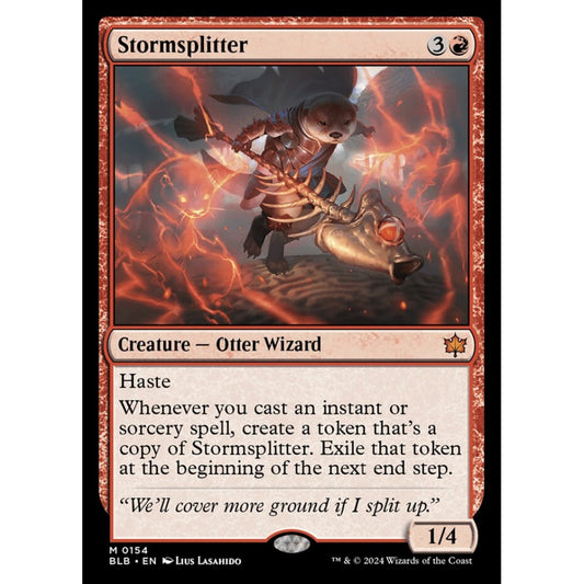 Stormsplitter, 154, mythic, Magic: The Gathering, Bloomburrow