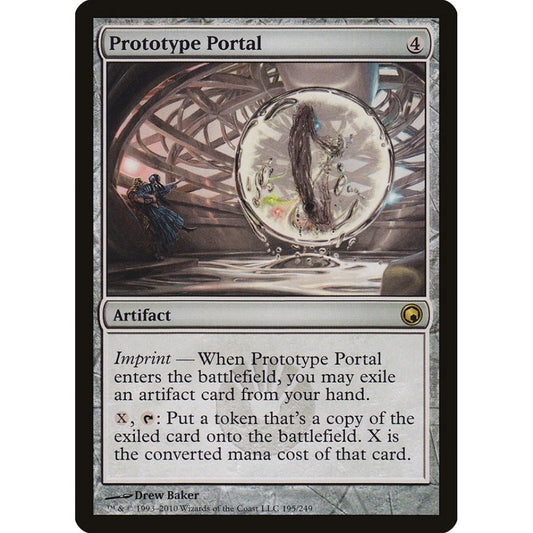 Prototype Portal rare 195 Magic the Gathering Scars of Mirrodin