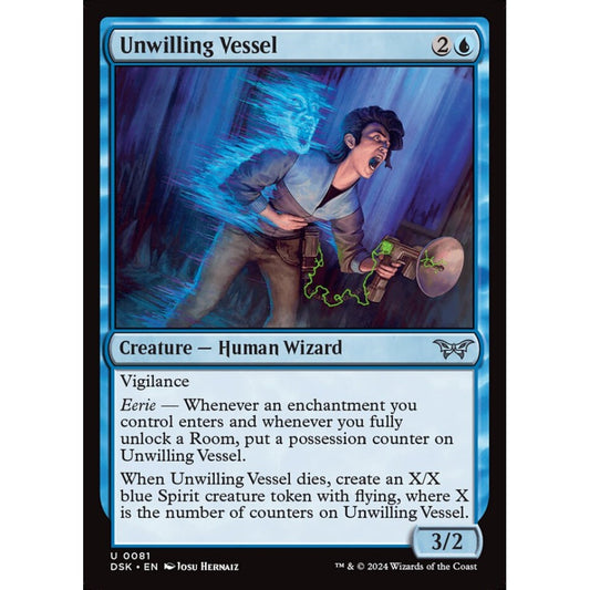 Unwilling Vessel, 81, uncommon, Magic: The Gathering, Duskmourn: House of Horror