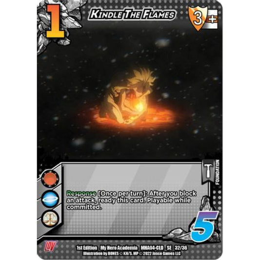 Kindle the Flames, 32/36, SE, UniVersus, MHA04 League of Villains