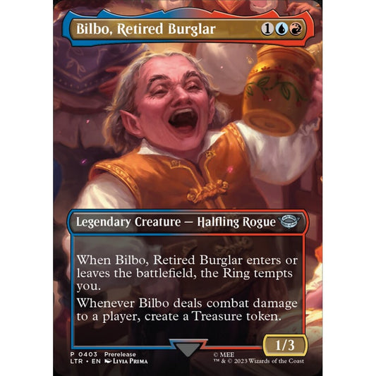 Bilbo, Retired Burglar, uncommon, 403, Magic the Gathering, The Lord of the Rings: Tales of Middle-earth