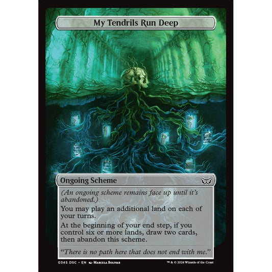 My Tendrils Run Deep, 345, common, Magic: The Gathering, Duskmourn: House of Horror