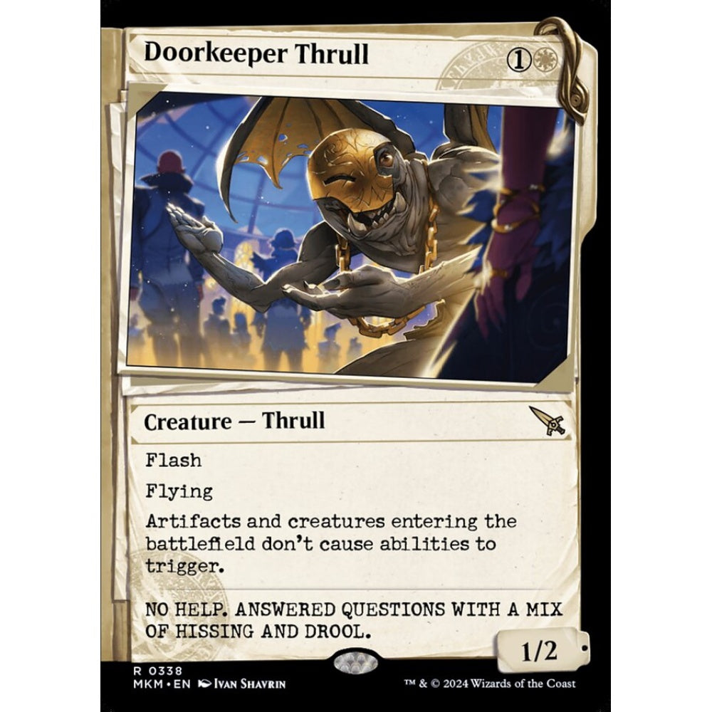 Doorkeeper Thrull rare 338 Magic the Gathering Murders at Karlov Manor
