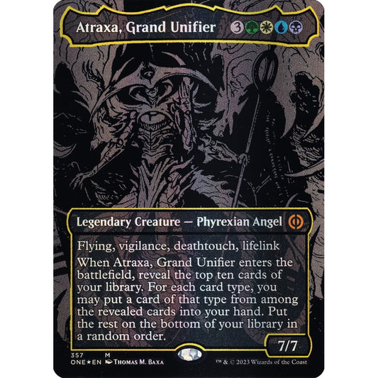 Atraxa, Grand Unifier, mythic, 357, Magic the Gathering, Phyrexia: All Will Be One