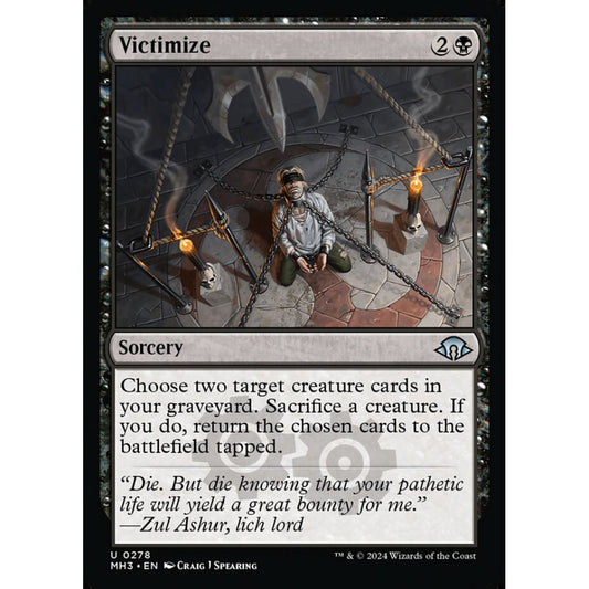 Victimize, 278, uncommon, Magic: The Gathering, Modern Horizons 3