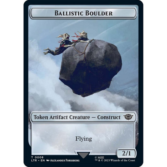 Ballistic Boulder common 8 Magic the Gathering Tales of Middle-earth Tokens
