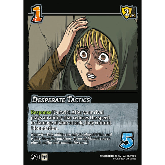 Desperate Tactics, 163/186, AOT02, Universus, Attack on Titan: Origins of Power, Foundation, R