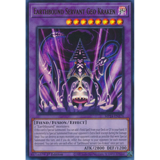 Earthbound Servant Geo Kraken MP24-EN276 Ultra Ultra Rare Yu-Gi-Oh 25th Anniversary Tin: Dueling Mirrors in Art