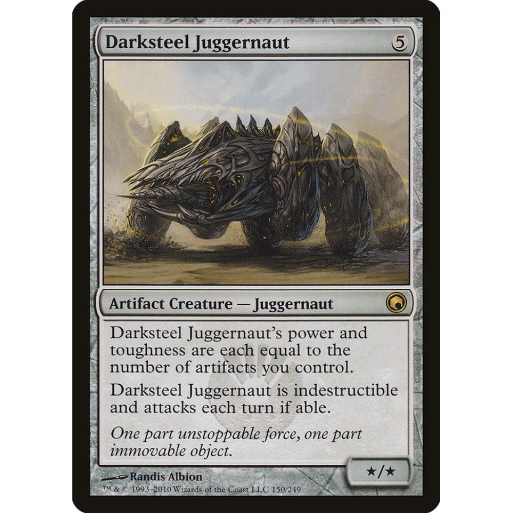 Darksteel Juggernaut rare 150 Magic the Gathering Scars of Mirrodin