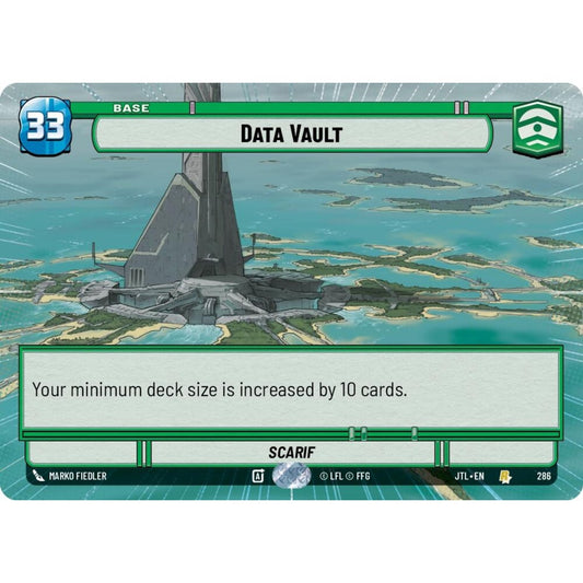 Data Vault, R, JTL 286) Hyperspace, Star Wars Unlimited