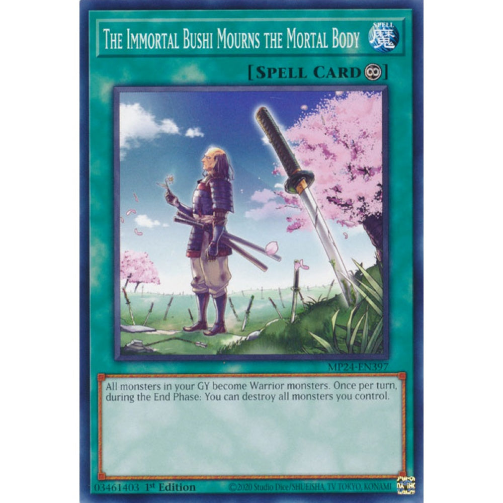 The Immortal Bushi Mourns the Mortal Body AGOV-EN067 Common Common Yu-Gi-Oh Age of Overlord in Art