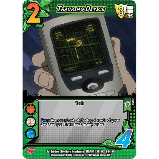 Tracking Device, 080/108, XR-UC, UniVersus, MHA04 League of Villains