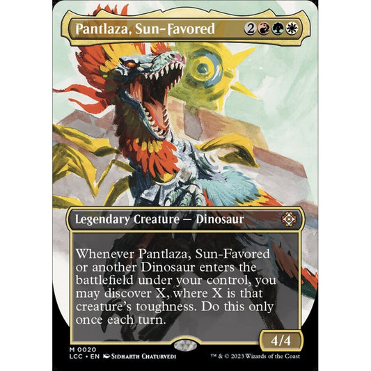 Pantlaza, Sun-Favored mythic 20 Magic the Gathering The Lost Caverns of Ixalan Commander