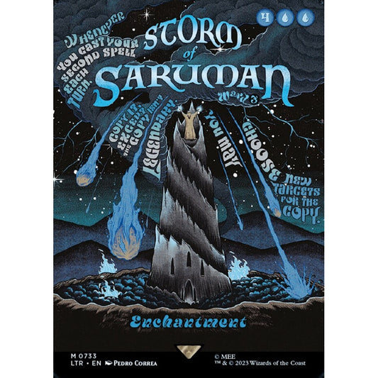 Storm of Saruman, mythic, 733, Magic the Gathering, The Lord of the Rings: Tales of Middle-earth