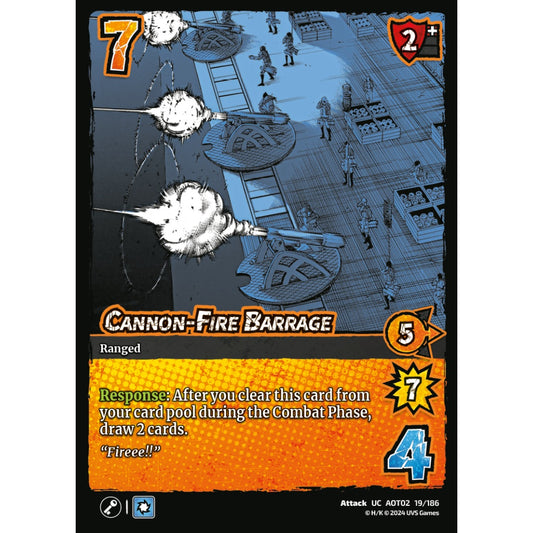 Cannon-Fire Barrage, 19/186, AOT02, Universus, Attack on Titan: Origins of Power, Attack, UC