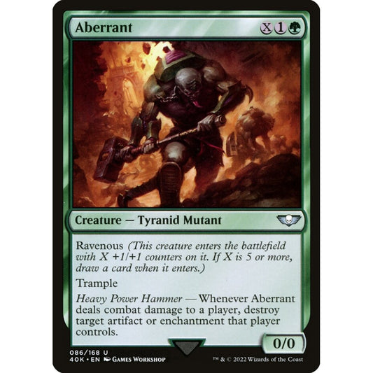 Aberrant uncommon 86 Magic the Gathering Warhammer 40,000 Commander