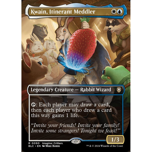 Kwain, Itinerant Meddler, 90, rare, Magic: The Gathering, Bloomburrow