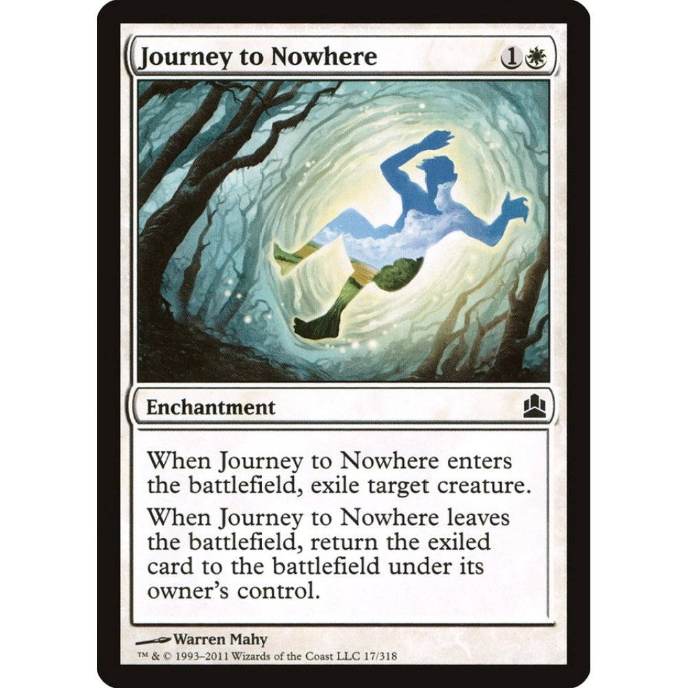 Journey to Nowhere common 17 Magic the Gathering Commander 2011
