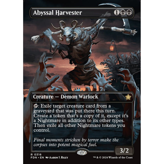 Abyssal Harvester, 316, rare, Magic: The Gathering, Foundations