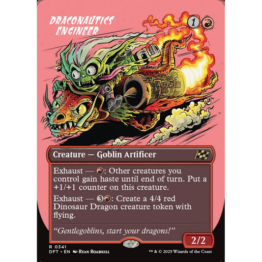 Draconautics Engineer, 341, rare, Magic: The Gathering, Aetherdrift
