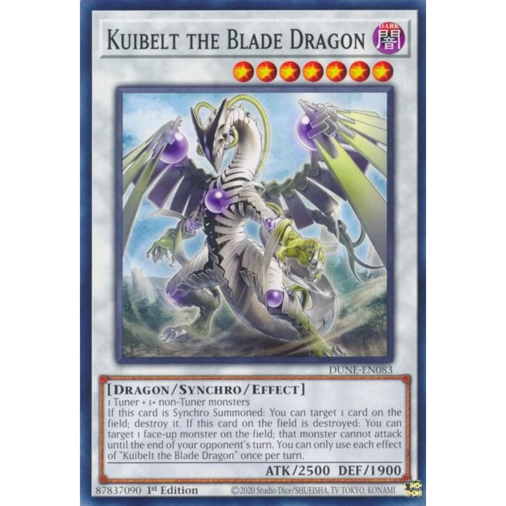 Kuibelt the Blade Dragon DUNE-EN083 Common Yu-Gi-Oh Duelist Nexus