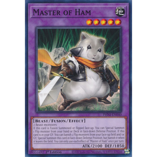 Master of Ham PHNI-EN040 Common Common Yu-Gi-Oh Phantom Nightmare in Art