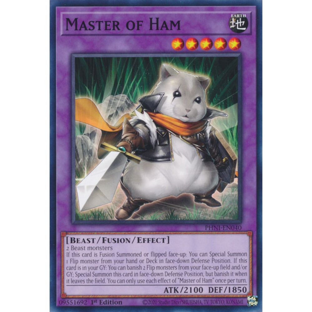 Master of Ham MP25-EN161 Ultra Ultra Rare Yu-Gi-Oh 2025 Mega-Pack Tin in Art