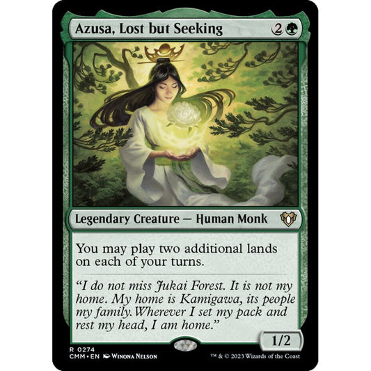 Azusa, Lost but Seeking rare 274 Magic the Gathering Commander Masters