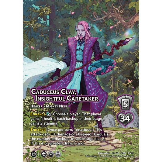 Caduceus Clay, Insightful Caretaker, 3/211, CR02, Universus, Critical Role: Heroes Of Exandria, Character, CH-ALT