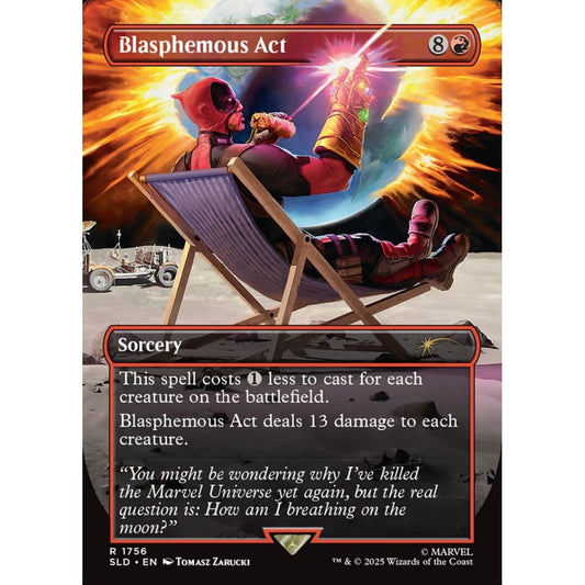 Blasphemous Act rare 1756 Magic the Gathering Secret Lair Drop