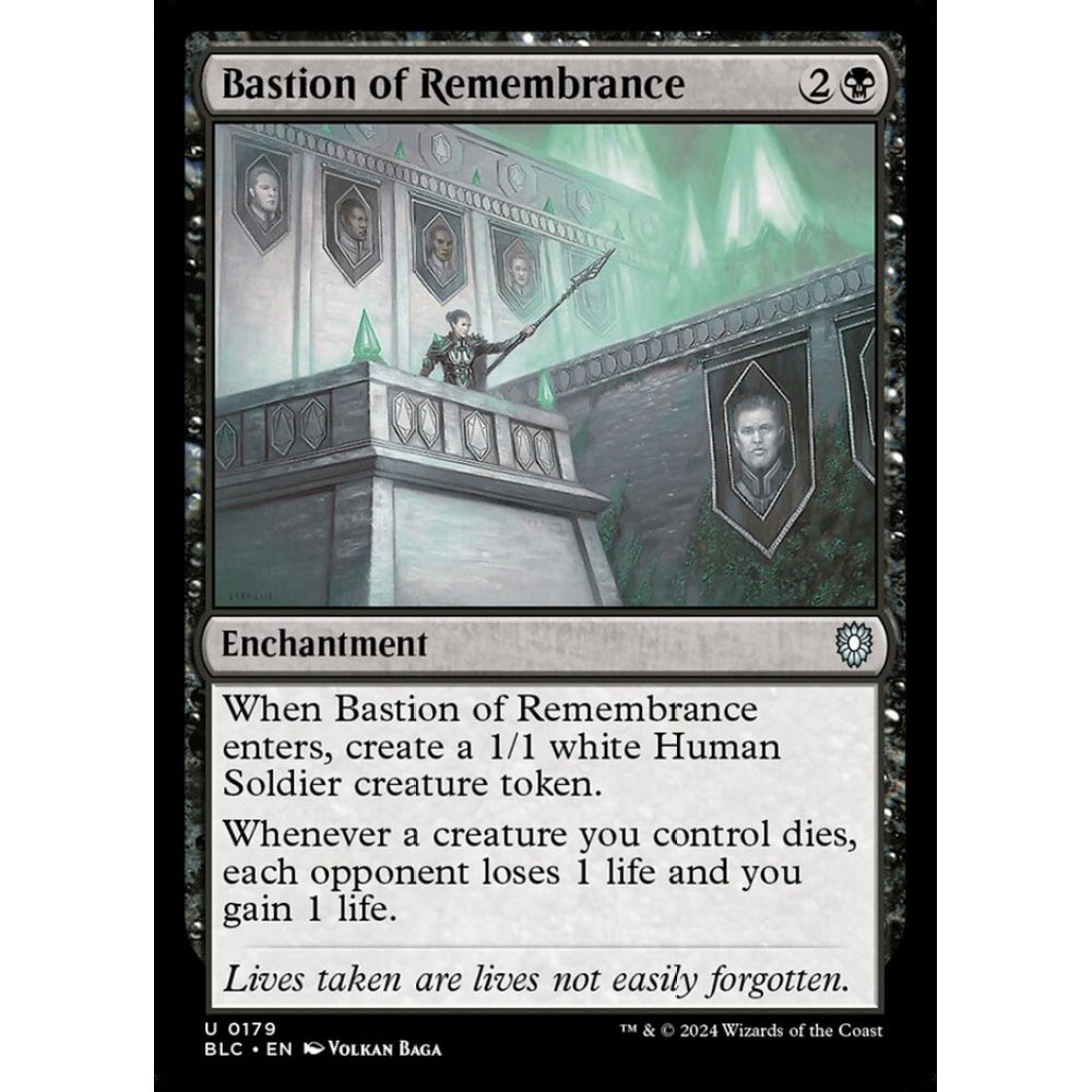 Bastion of Remembrance, 179, uncommon, Magic: The Gathering, Bloomburrow